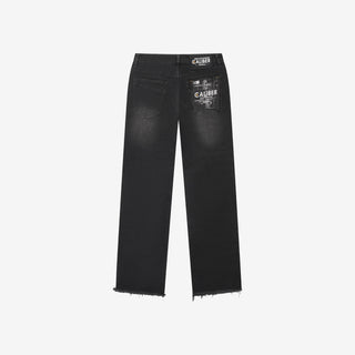 Cluster Pyramid Stud Denim